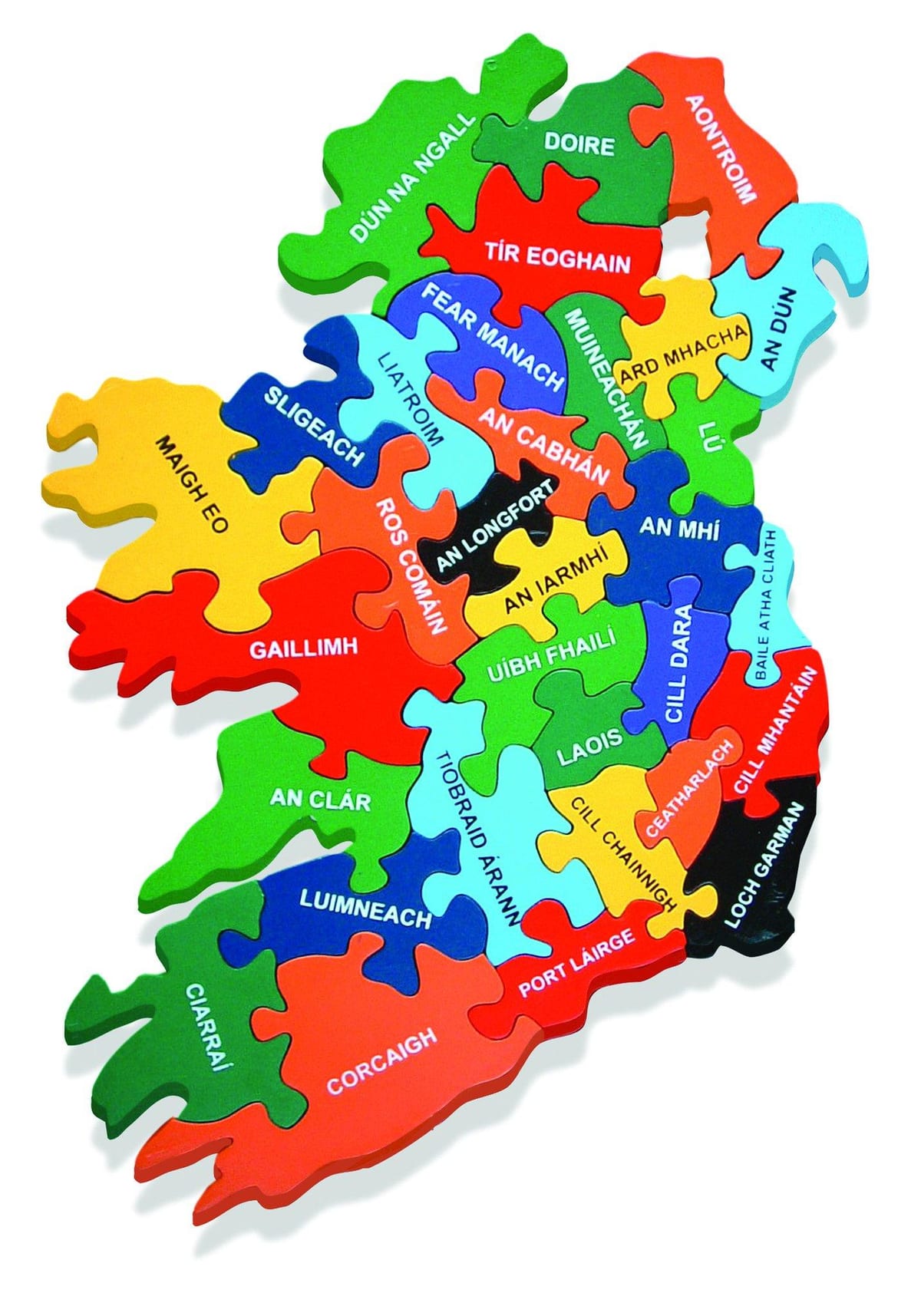 মানচিত্র, মানচিত্র, আয়ারল্যান্ড হিসেবে gaeilge
