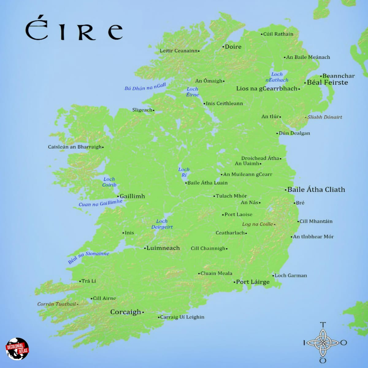 মানচিত্র eire