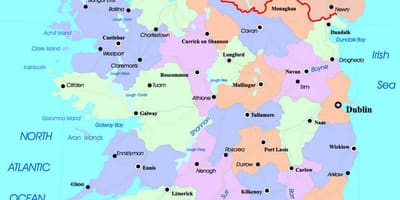 মানচিত্র irelands